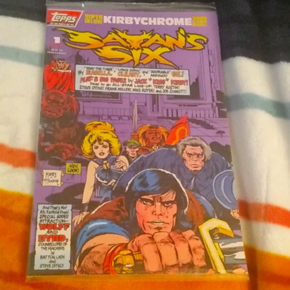 Satan's Six Topps Comic Book